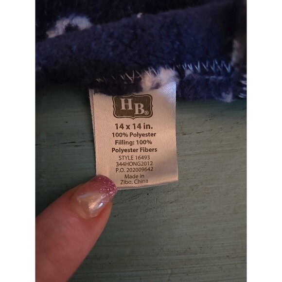 HB Hudson Baby Clown Fish Security Blanket 14×14 Plush Toy Like Fish In Water - Picture 3 of 3